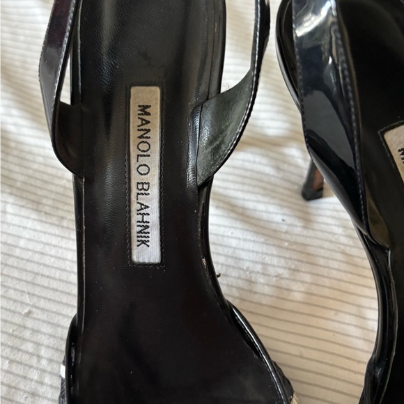 🛑SOLD on another platform🛑
Manolo Blahnik Black Strappy Heels - Picture 2 of 7